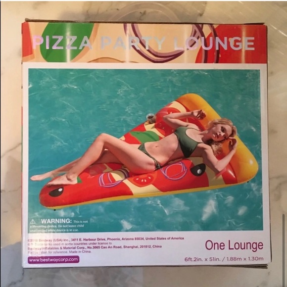 Pizza Pool Float with Cup Holder - Picture 7 of 7